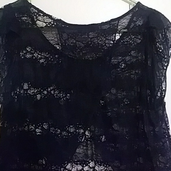 Wet Seal open back lace top - Picture 3 of 6